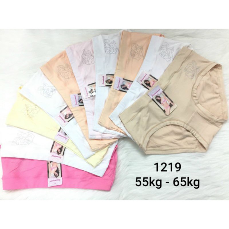 Quần lót coton nữ 💐FREESHIP? lưng luồng 2 lớp - mặc không bị cấn - Fom to 55 đến 65kg .