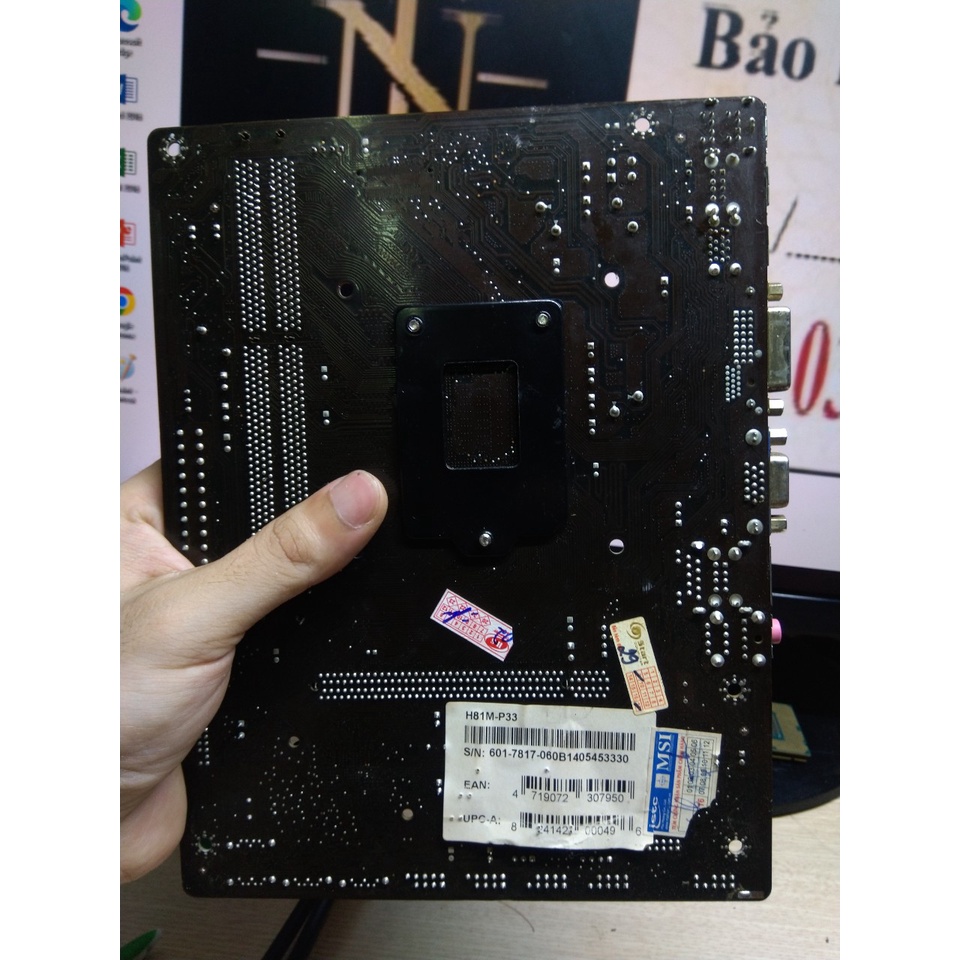 Main Msi H81 p33 zin(TẶNG FE+KEO TẢN NHIỆT+PIN CMOS).Main chính hãng bóc máy văn phòng, quán net . Main socket 1150 | BigBuy360 - bigbuy360.vn