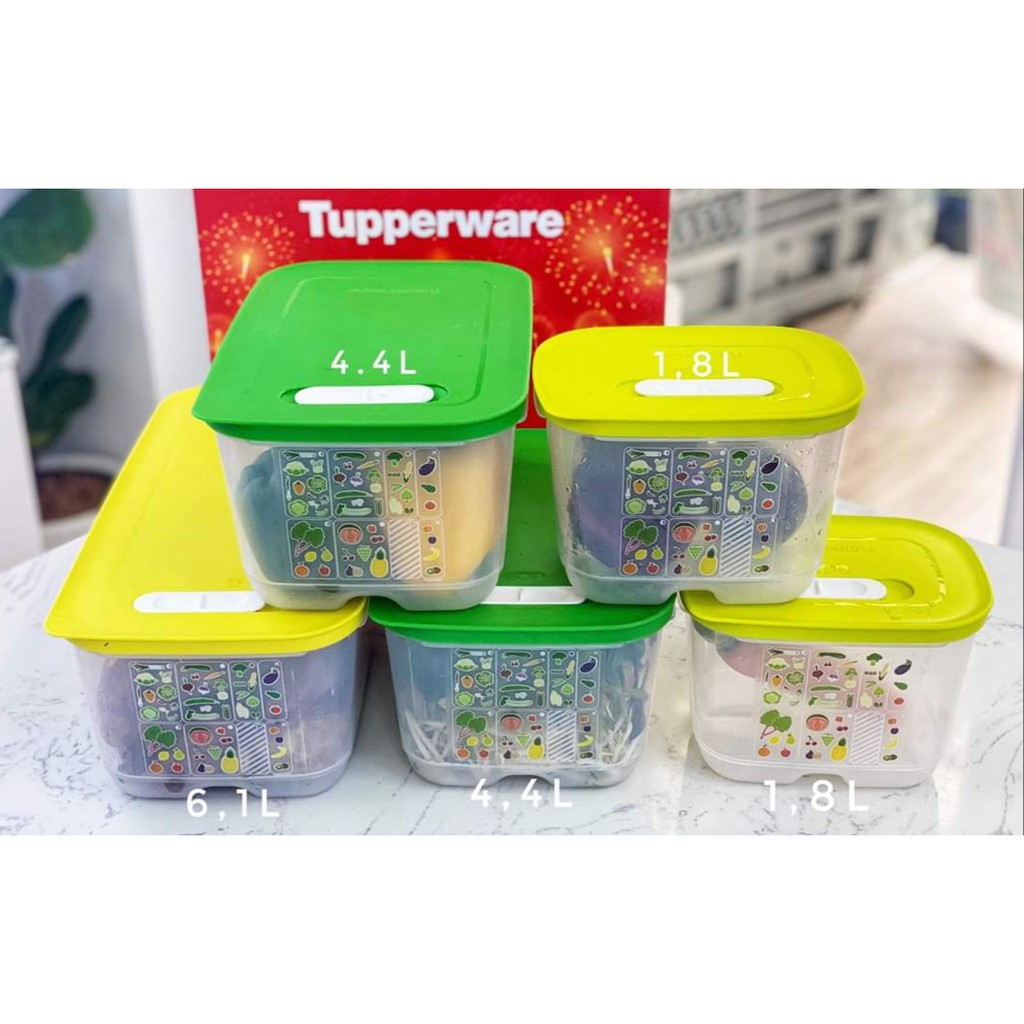 Bộ trữ mát có nút hô hấp cao cấp Ventsmart (5 hộp) - Tupperware