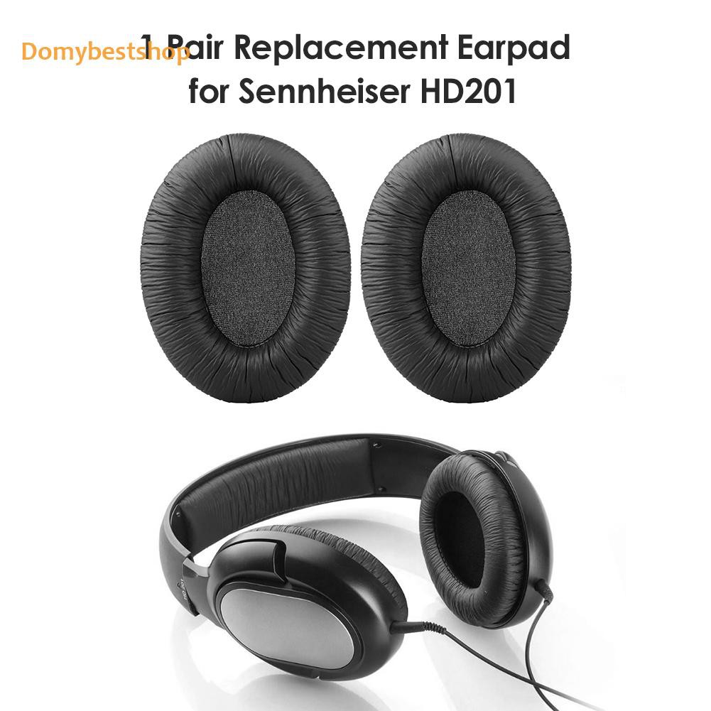 1 Miếng Đệm Tai Nghe Bằng Da Thay Thế Cho Sennheiser Hd201 Hd180