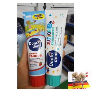 [DE] Kem đánh răng Dontodent cho trẻ, xách tay Đức