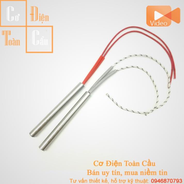 Thanh gia nhiệt, điện trở nhiệt đốt nóng 1 đầu, điện trở đốt nóng đủ kích thước 220v