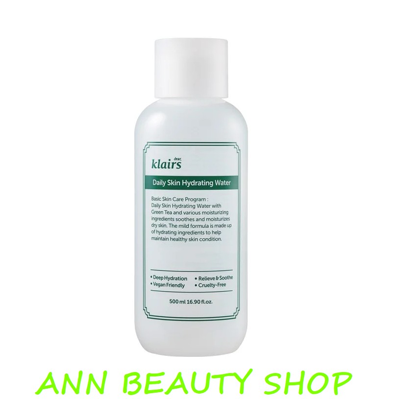 Nước cân bằng Klairs Daily Skin Water Bigsize 500ml | BigBuy360 - bigbuy360.vn