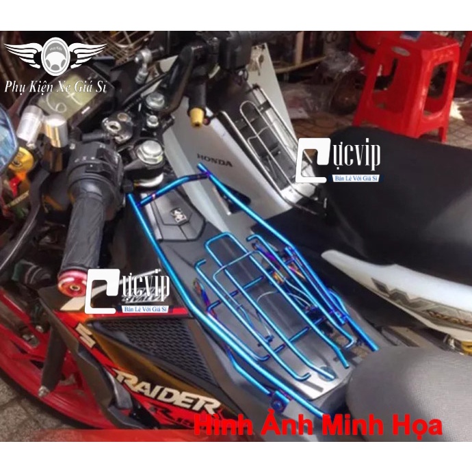 [Sale Khủng] Baga Giữa Raider Fi, Satria Fi Inox 304 Xi Titan Dày 10Ly 5542