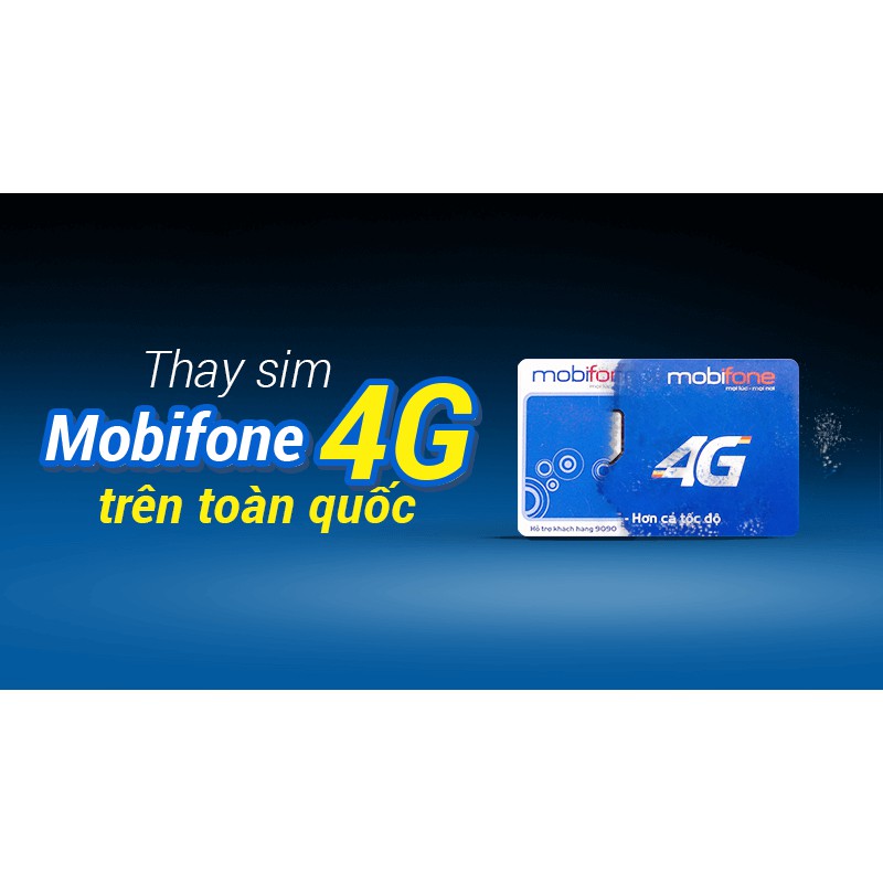 Phôi sim 4G Mobifone tự đổi tại nhà