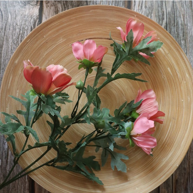 Hoa giả- Hoa lụa cao cấp trang trí nhà cửa mô phỏng hoa cánh bướm mang phong cách âu châu gần gũi