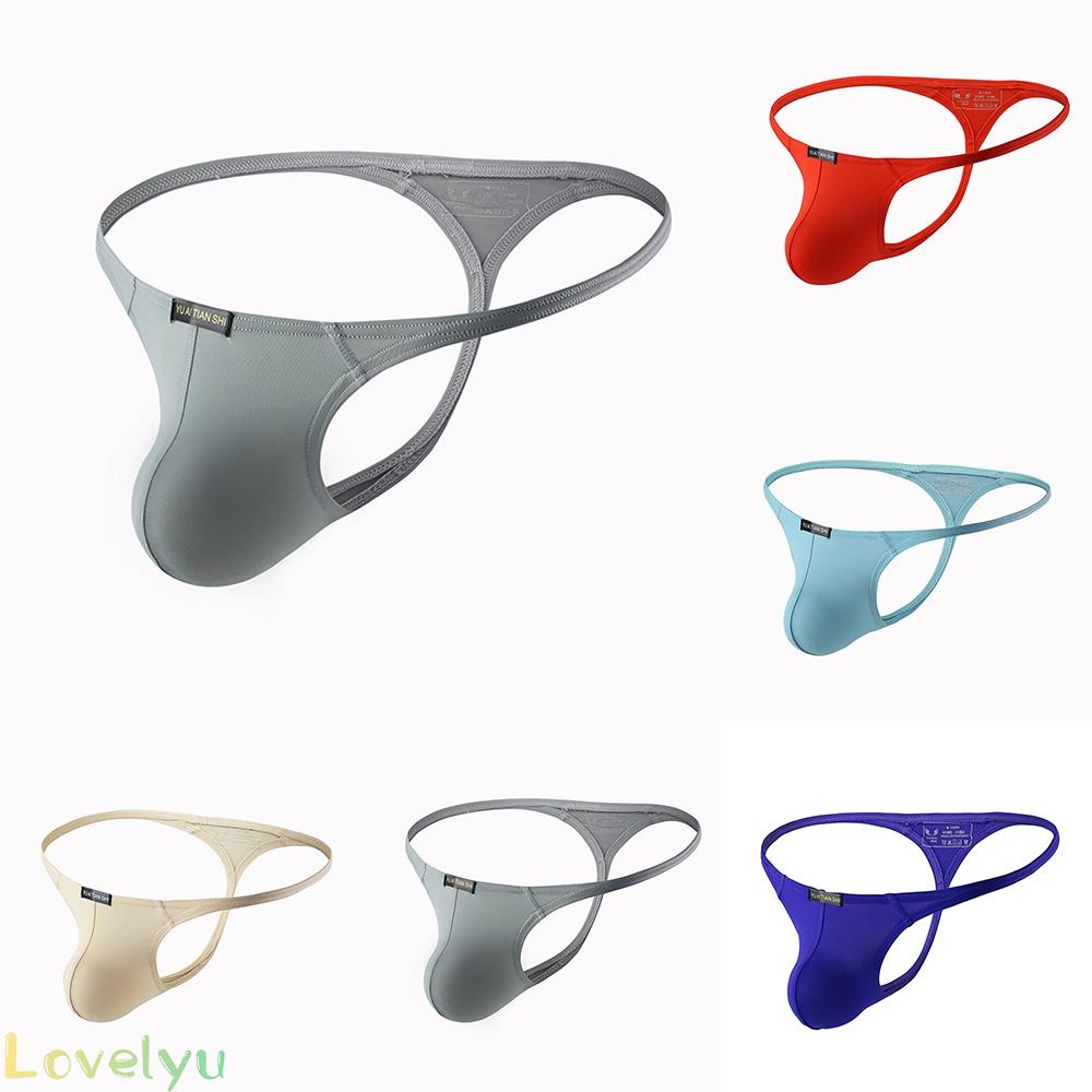 &lt;READY STOCK&gt;Men's Sex Sexy Shorts Sissy Suspender Bikini T-back Briefs Thong Bulge100% brand new！