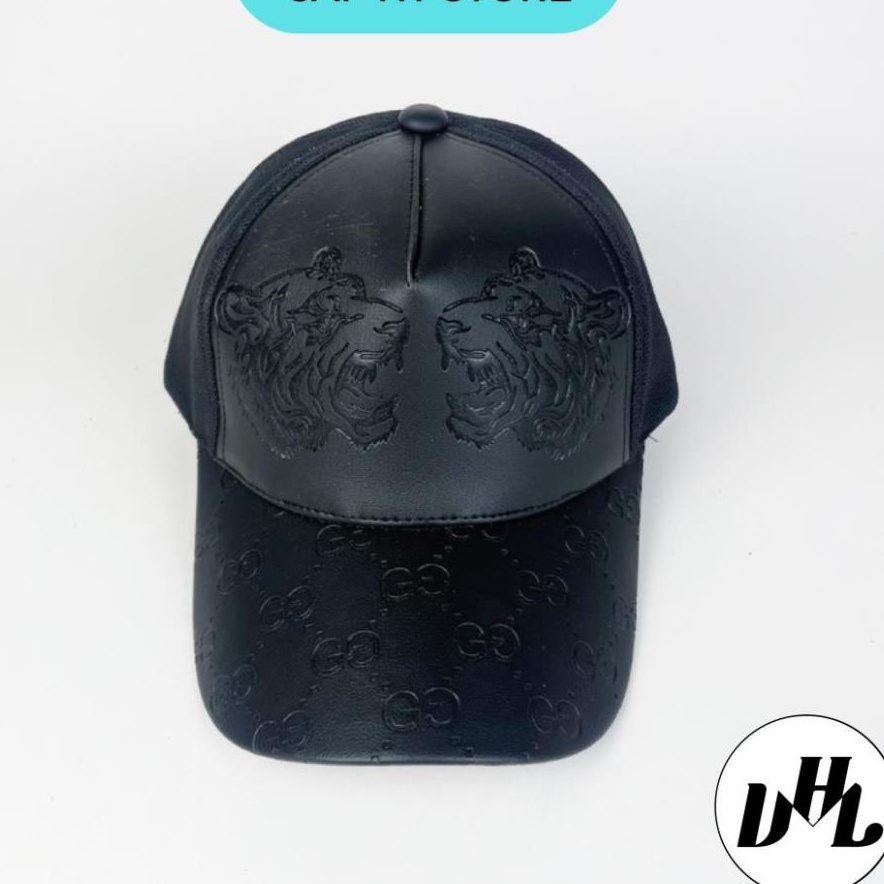 Mũ lưỡi trai GUCCI. Nón kết da in hình con hổ full tem thời trang nam nữ