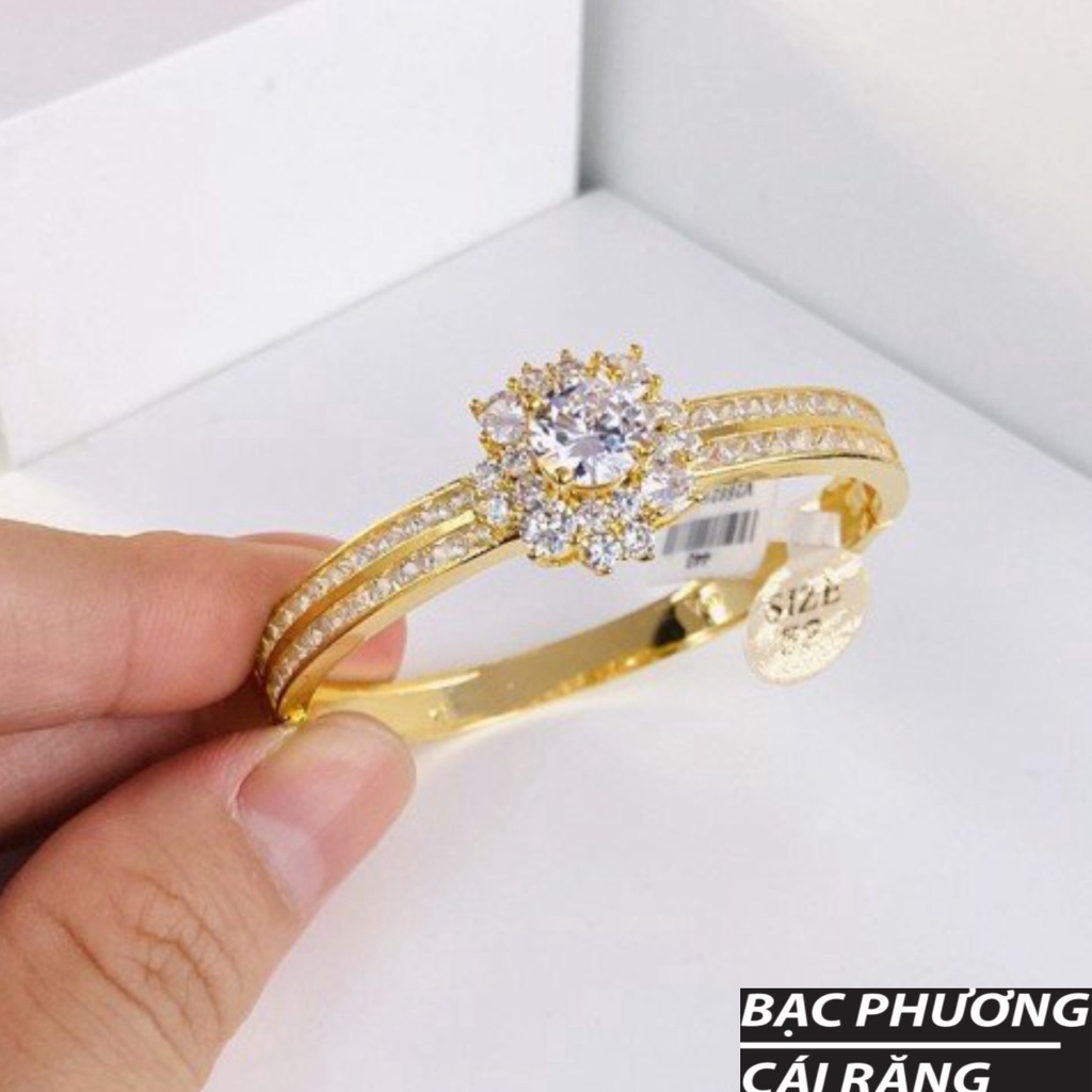 Giá Sales Sập Sàn Vòng Tay Mạ Vàng 14K Đính Xoàn Thời Trang