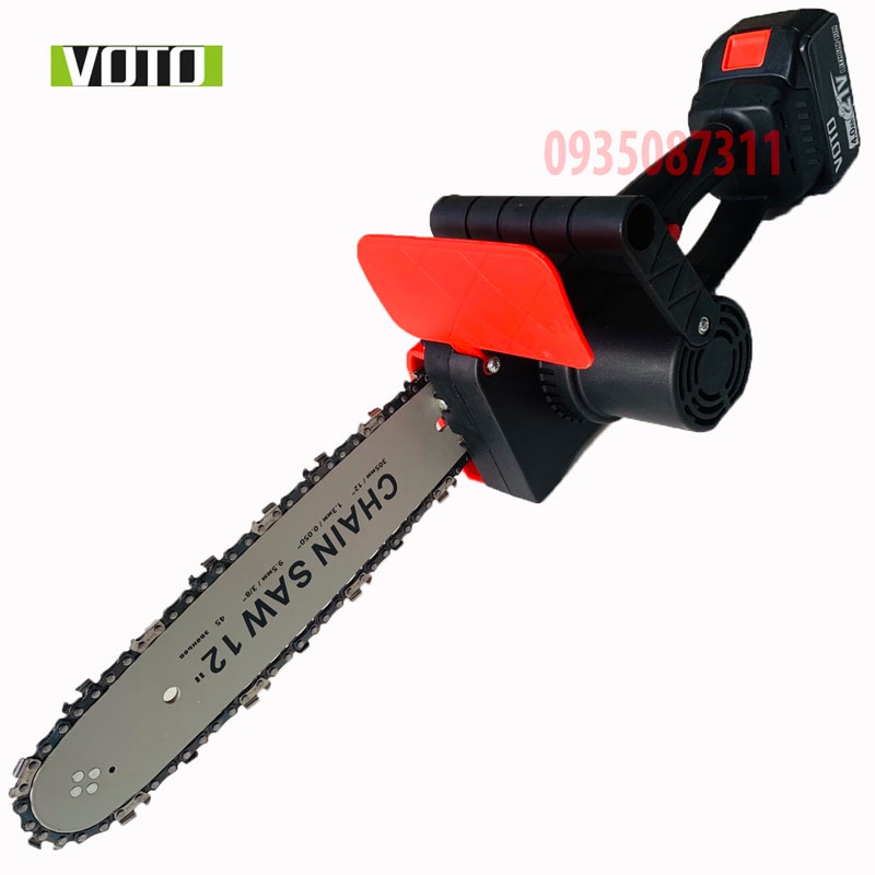 Máy Cưa Xích Dùng Pin VOTO 12 INCH 300MM Chân Pin MAKlTA Động Cơ Không Chổi Than