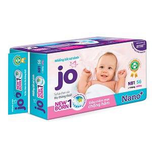 Miếng Lót Sơ Sinh JO Newborn1, 56 miếng/ Newborn2, 40 miếng