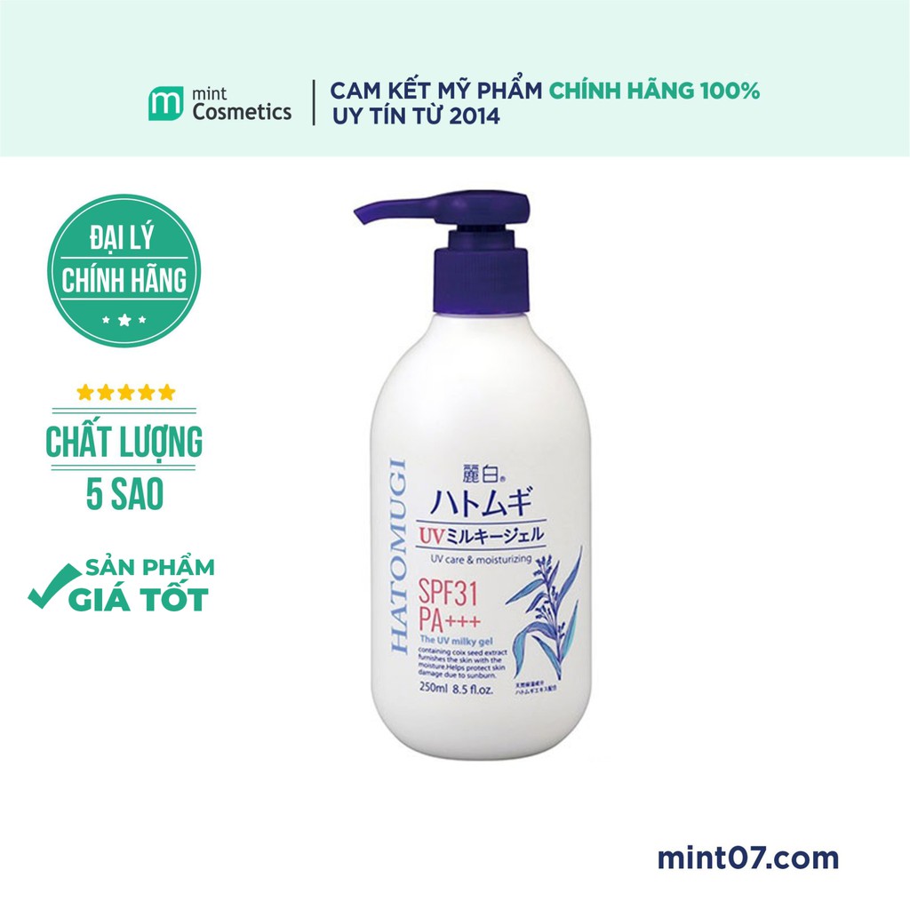 Dưỡng Thể Hatomugi Chống Nắng SPF31 250ML