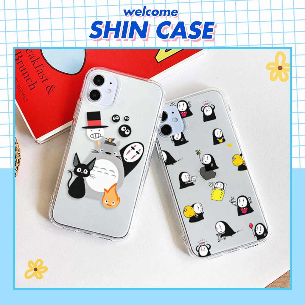 Ốp lưng iphone Ghibli Anime viền trong chống ố 6/6plus/6s/6splus/7/7plus/8/8plus/x/xr/xs/11/12/13/pro/max/plus/promax