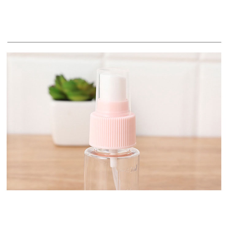 Lọ chiết mỹ phẩm 7 món du lịch kèm túi zip, Bộ chiết mỹ phẩm nhỏ gọn tiện lợi