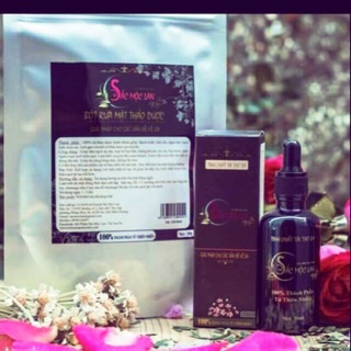Combo tinh chất + bột rửa mặt sắc mộc lan