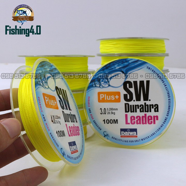 Dây dù câu cá  Daiwa SW Durabra Leader  AK FISHING tải cá cực khẻo cước câu cá siêu bền chất lượng cao giá rẻ