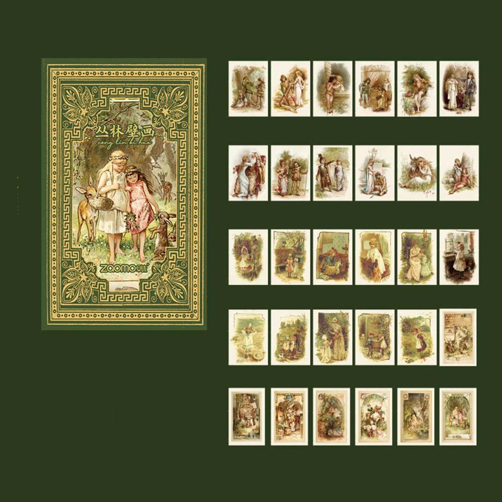 Nhãn Dán Trang Trí Album Kế Hoạch Chống Thấm Nước Dòng Fairy Tale Castle