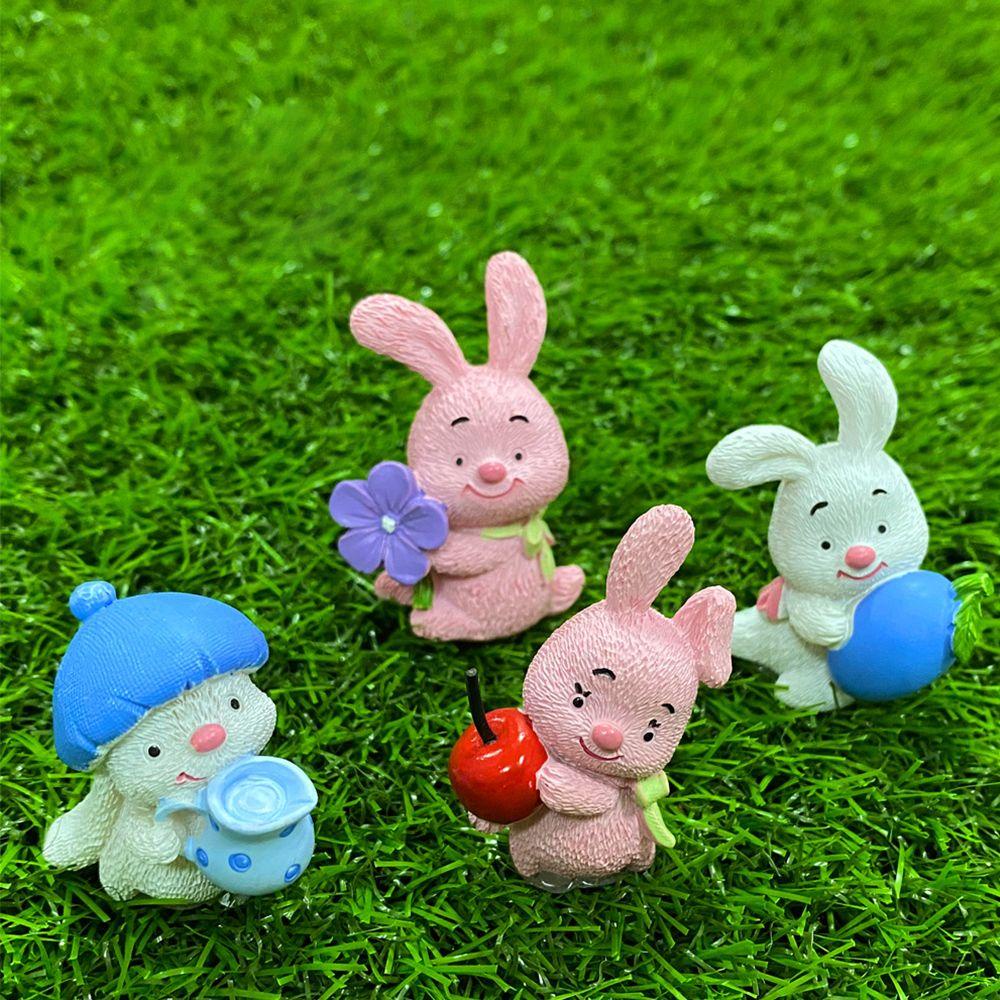 CONOPERYMô hình chú thỏ mini  dùng trang trí nhà cửa / xe hơi diy