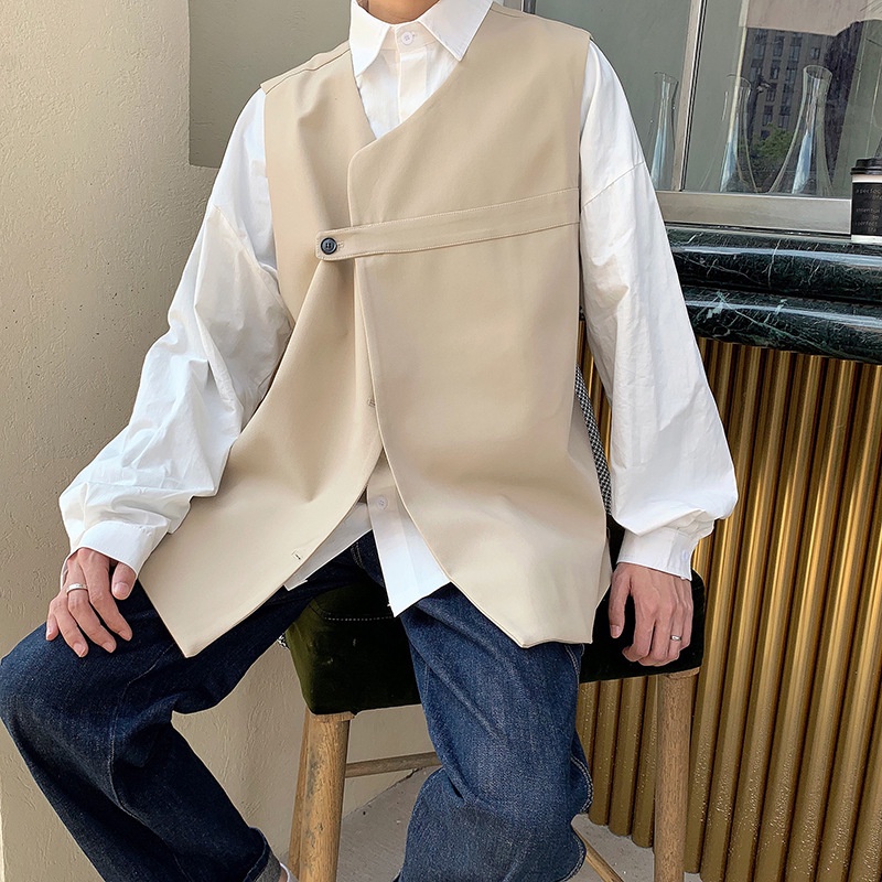 Áo khoác gile nam nữ Mavota áo ghi lê unisex form rộng phong cách Hàn Quốc GILE03