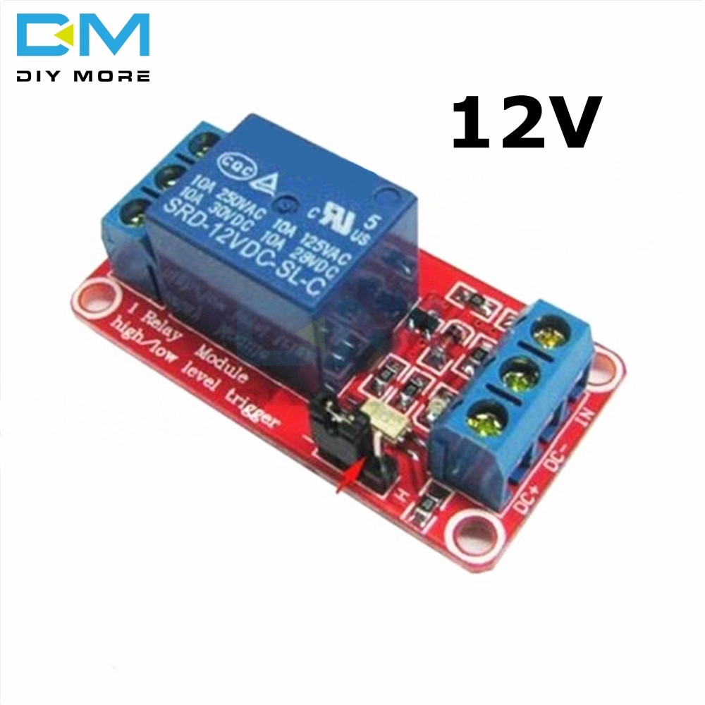 Bảng Mạch Mô Đun Rơ Le 1 Kênh 5V 9V 12V 24V Hỗ Trợ Tốc Độ Cao Và Thấp Cho Arduino