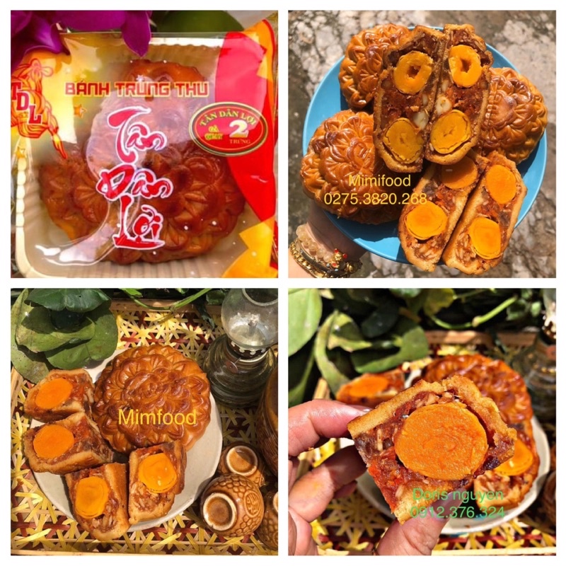 Bánh trung thu Tân dân lợi -Gà Quay 2trứng 200gr