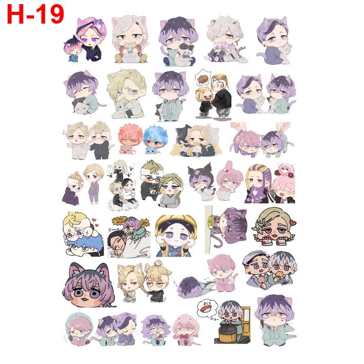 Sticker Hình dán Rindou Haitani Tokyo Revengers ảnh dán haitani tokyo revengers