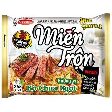 Miến Trộn Phú Hương Vị Bò Chua Ngọt Gói 71G