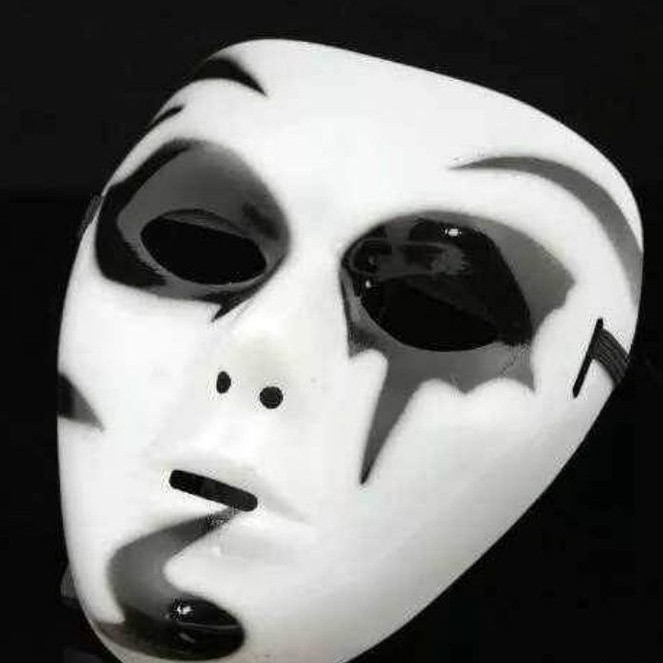 Mặt nạ hoá trang Halloween nam màu trắng mặt nạ dancer Jabbawockeez
