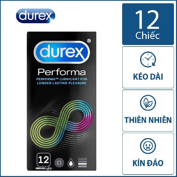 Bao Cao Su Durex Performa , Bao Cao Su Durex Kéo Dài Thời Gian