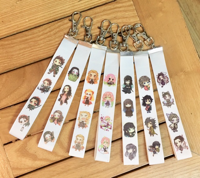 Dây nametag anime dây treo strap anime kimetsu no Yaiba