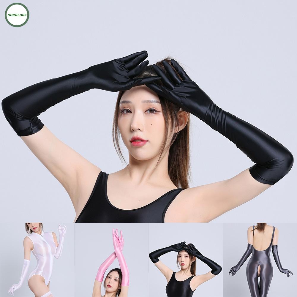 Găng Tay Dài Không Đường May Chất Lượng Cao Cho Nữ