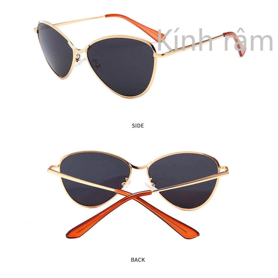 Kính mát hình tam giác nhiều màu sắc lựa chọn