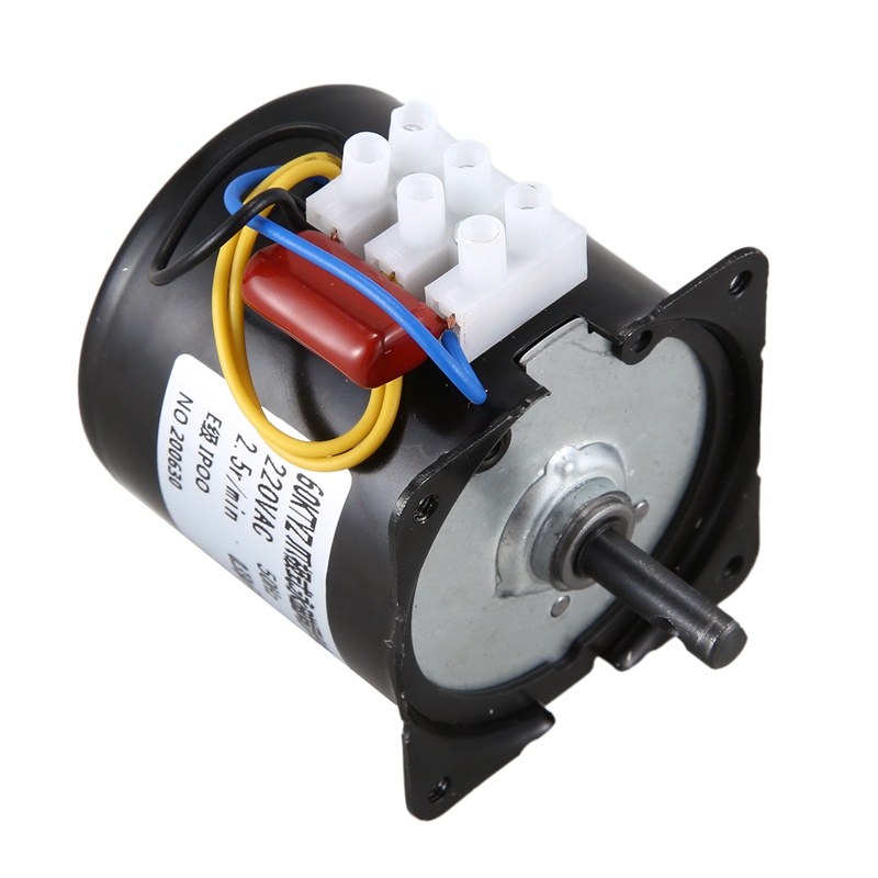 Động Cơ Bánh Răng Đồng Bộ 220V AC 60KTYZ 60-KTYZ 220V 2.5 Rpm