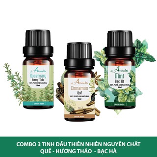 Combo 3 Chai Tinh Dầu Nguyên Chất 10ml Ấn Độ