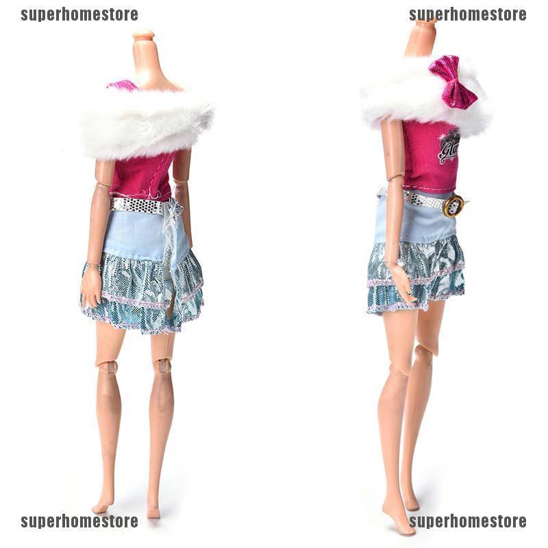 Set 3 Món Đồ Thời Trang Xinh Xắn Cho Búp Bê Barbie