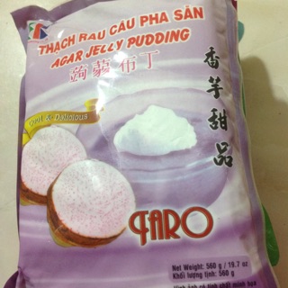 Rau câu pha sẵn vị khoai môn 560g