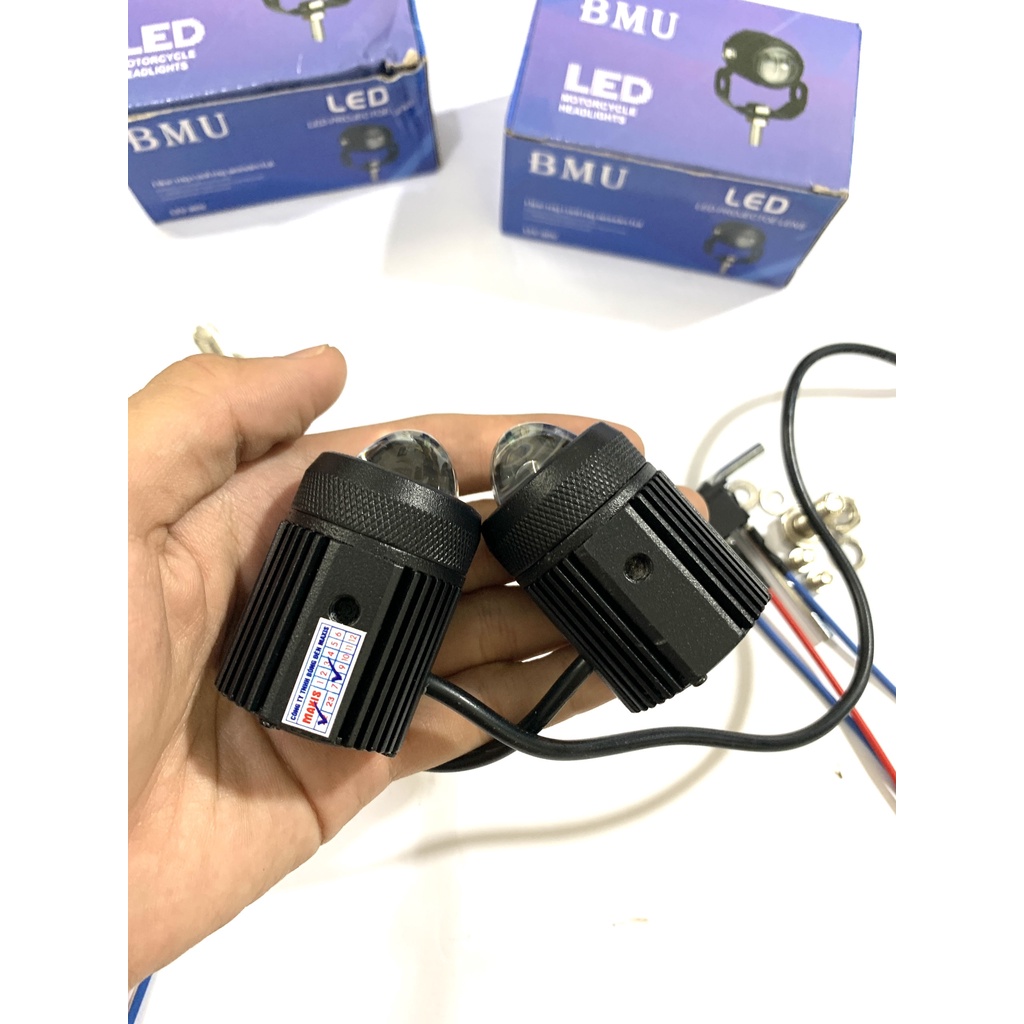 Đèn trợ sáng bi cầu mini 2 chế độ BMU Hót 2022 Siêu Sáng