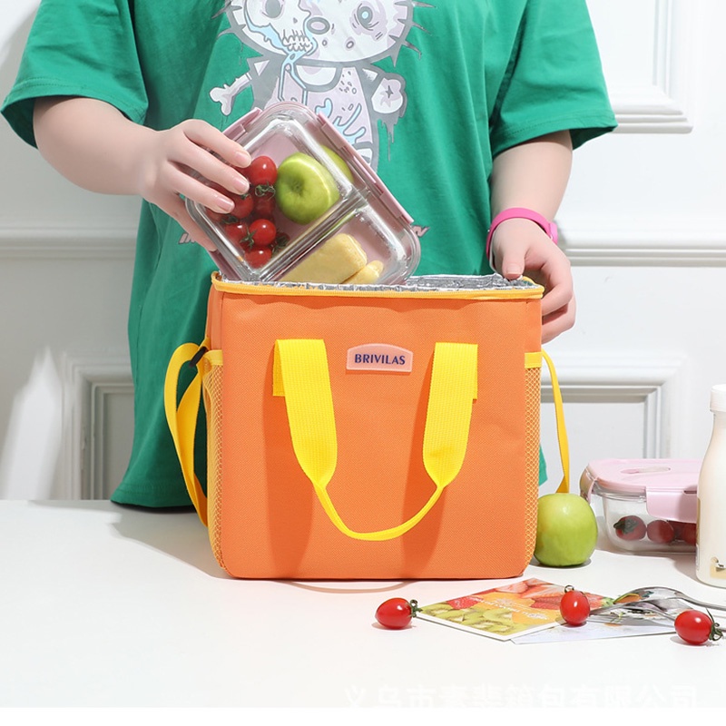 Only HOUSE Túi Đựng Hộp Cơm Trưa Lá Nhôm Cách Nhiệt Cỡ Lớn Giữ Ấm Tươi Mới Dùng Khi Đi Dã Ngoại O