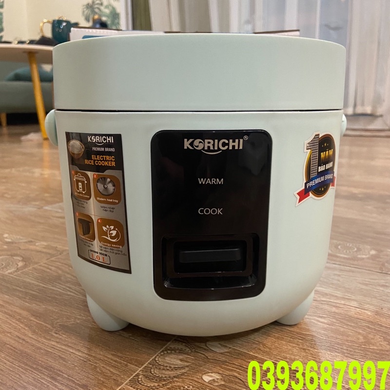Nồi Cơm Điện Korichi Hàn Quốc KRC-1810 Nấu Cơm Siêu Ngon Bảo Hành 12 Tháng