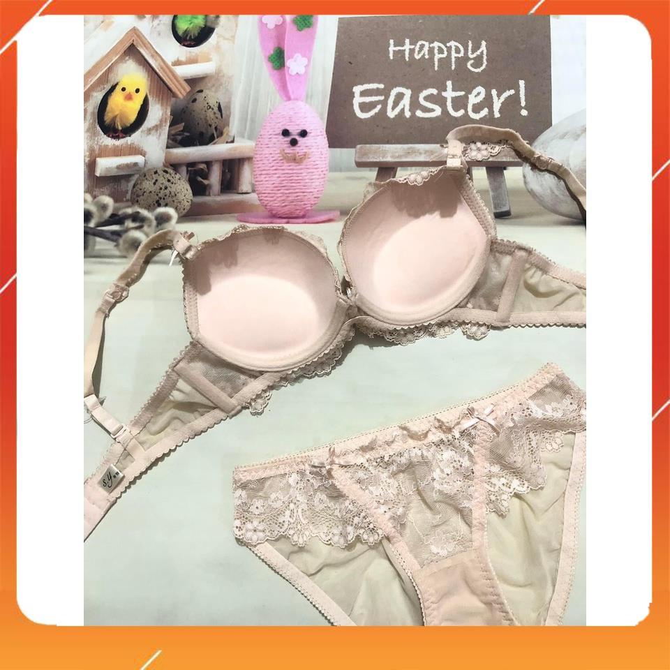 Set bộ đồ lót nữ Man chất liệu ren cao cấp áo có gọng cup chéo, có mút đệm. Mã B10415