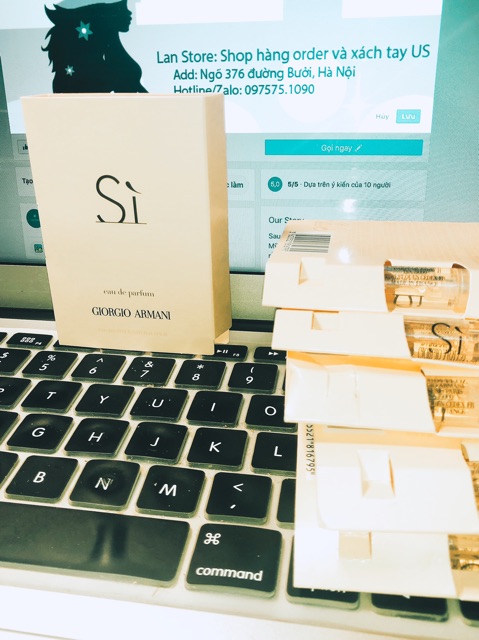 Mẫu thử Nước hoa 🌸Giorgio Armani Si FLORI EDP 1.2ml | BigBuy360 - bigbuy360.vn