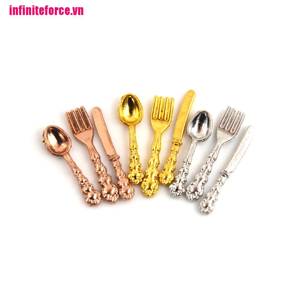Bộ 12 Món Đồ Chơi Nhà Bếp Cho Búp Bê Tỉ Lệ 1: 12
