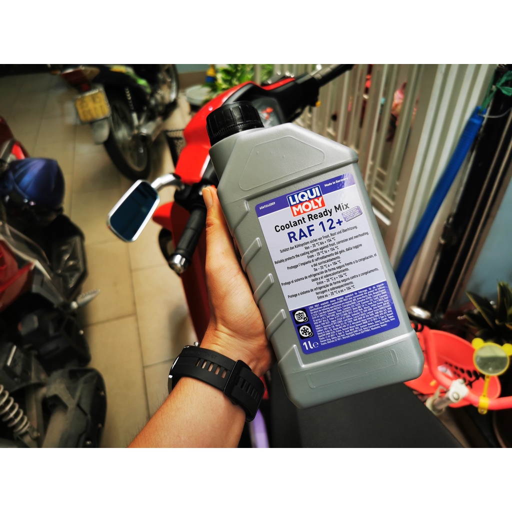 Nước Làm Mát Xe Pha Sẵn Liqui Moly Coolant Ready Mix RAF 12 Plus 6924 1 Lít