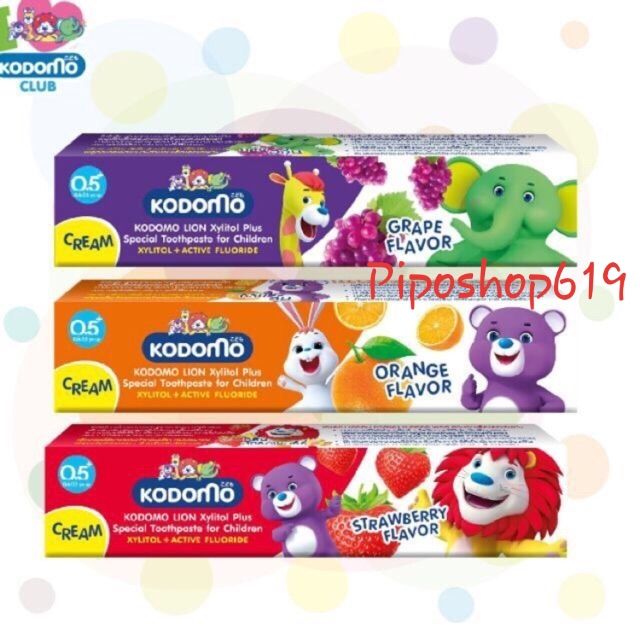 KEM ĐÁNH RĂNG KODOMO THÁI CHO BÉ TỪ 6 THÁNG