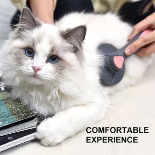 lược chải lông thú cưng cao cấp, gỡ rối tuyệt vời, có nút bấm lấy lông thừa thoing minh tiện lợi♥️♥️