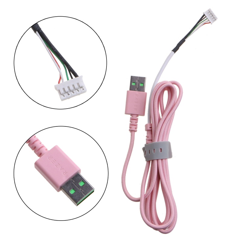 Dây Chuột Bằng PVC Mềm Bền Thay Thế Cho Chuột Chơi Game Razer- Basilisk Có Dây Dài 1.8m