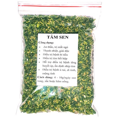 tâm sen sấy khô túi giảm mất ngủ tốt sức khoẻ 500 gram quà tặng_trathaomocsi