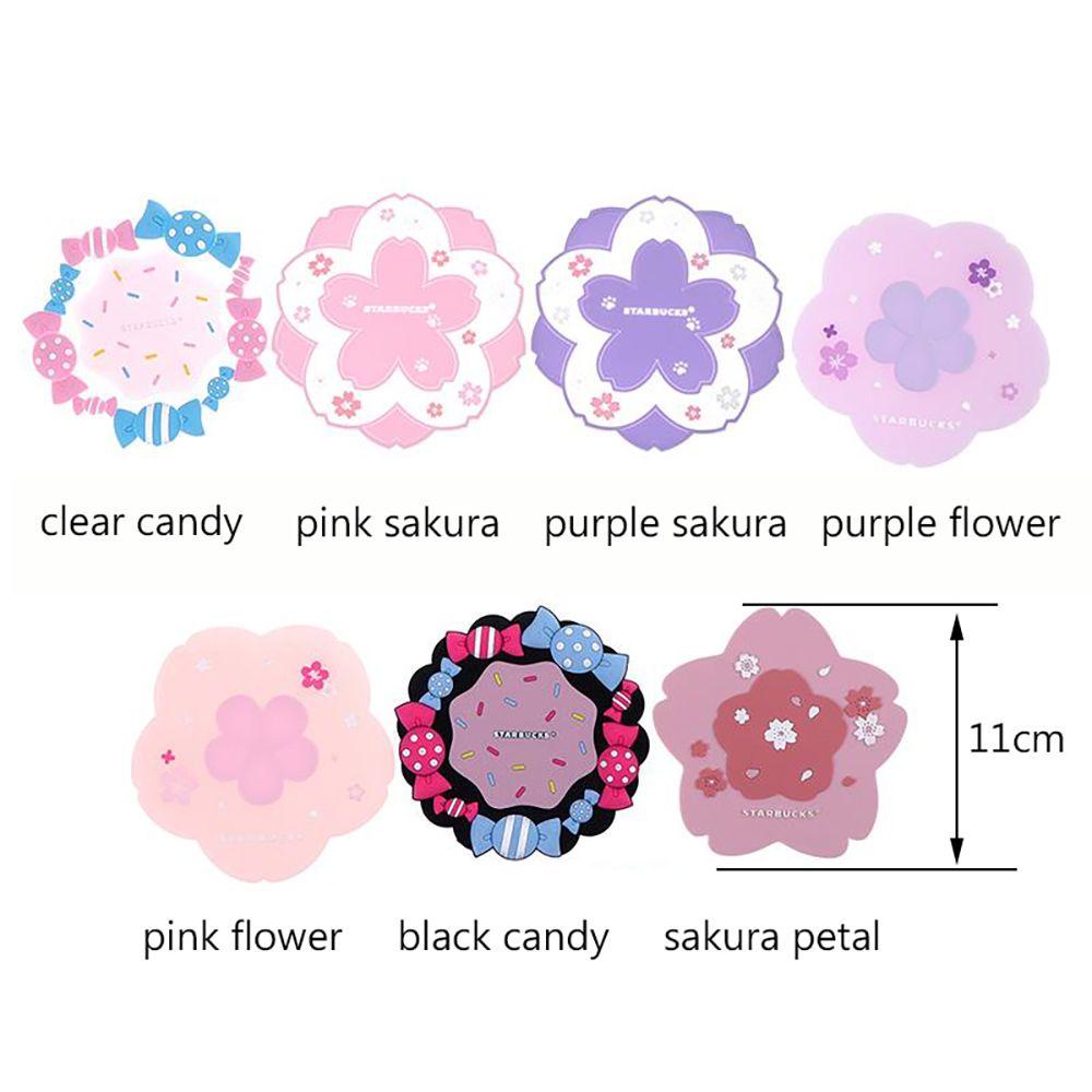 1 Tấm Lót Cốc Cà Phê Họa Tiết Hoa Thời Trang Dễ Thương Bắt Mắt