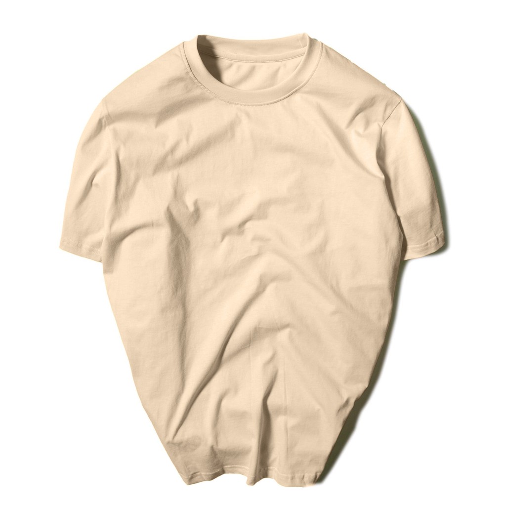 Áo thun nam trơn tay ngắn nhiều màu Basic phom suông Unisex 100% Cotton mỏng mát mẻ phù hợp với thời tiết nóng bức