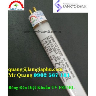 Đèn tia cực tím UVA Sankyo Denki F8T5BL - 8W, 29cm